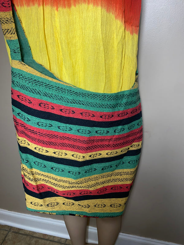 Handbag/Tote- Large Rasta Festival Tote/Purse